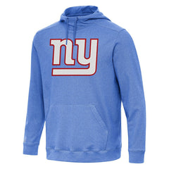 New York Giants Antigua Cloud Pullover Hoodie - Heather Royal - NFL