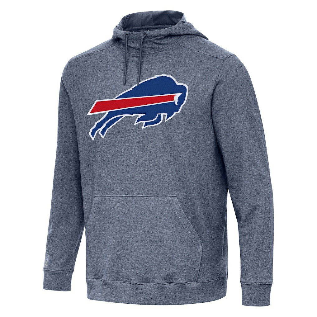 Buffalo Bills Antigua Cloud Pullover Hoodie - Heather Navy - NFL