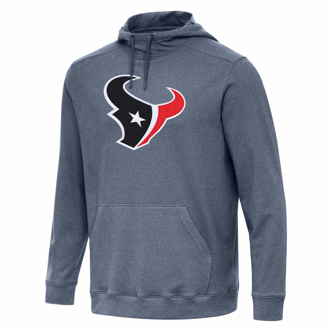Houston Texans Antigua Cloud Pullover Hoodie - Heather Navy - NFL