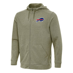 Buffalo Bills Antigua Effortless Full-Zip Hoodie - Olive - NFL