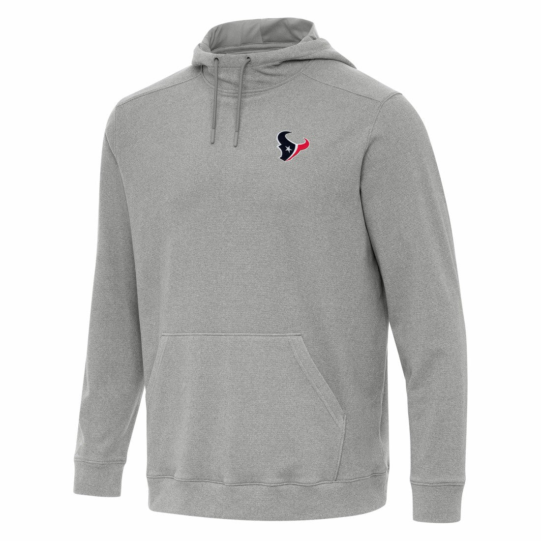 Houston Texans Antigua Cloud Pullover Hoodie - Heather Gray - NFL