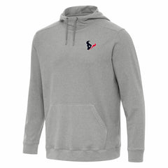 Houston Texans Antigua Cloud Pullover Hoodie - Heather Gray - NFL