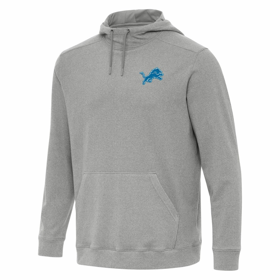 Detroit Lions Antigua Cloud Pullover Hoodie - Heather Gray - NFL