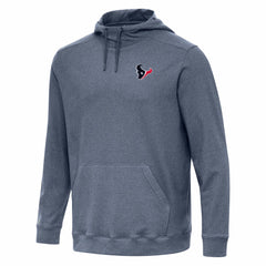Houston Texans Antigua Cloud Pullover Hoodie - Heather Navy - NFL