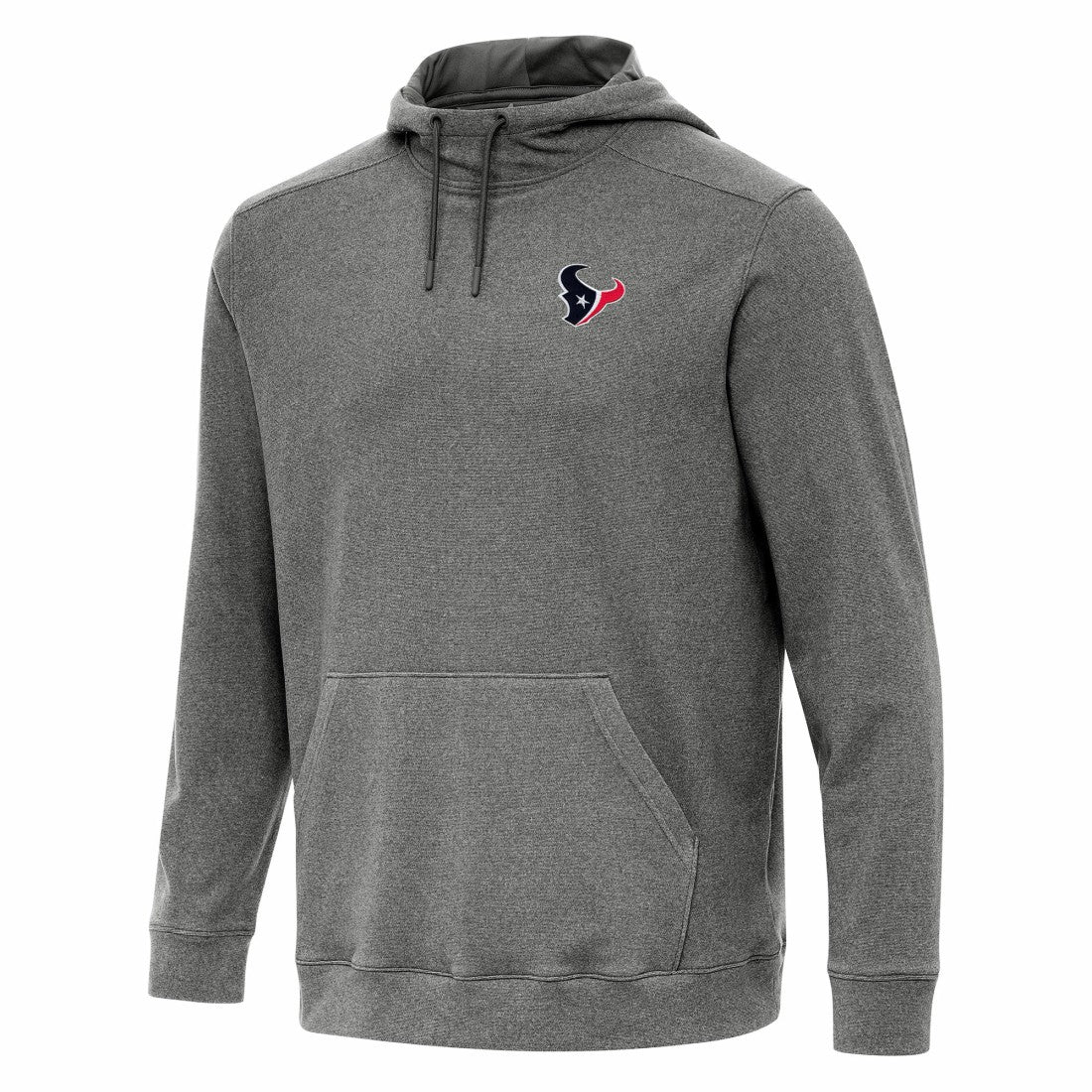 Houston Texans Antigua Cloud Pullover Hoodie - Heather Black - NFL