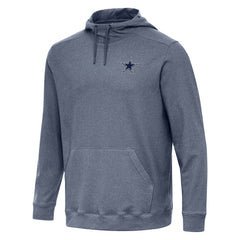 Dallas Cowboys Antigua Cloud Pullover Hoodie - Heather Navy - NFL