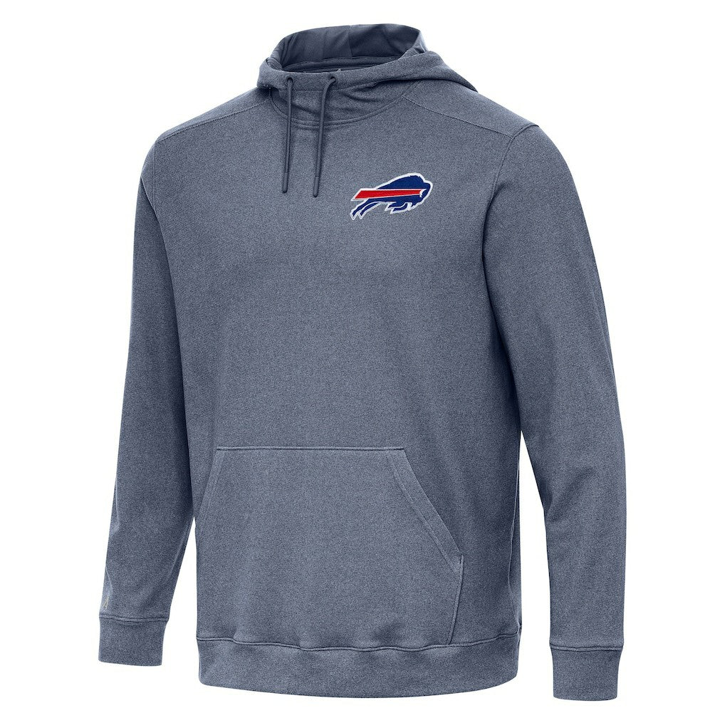 Buffalo Bills Antigua Cloud Pullover Hoodie - Heather Navy - NFL