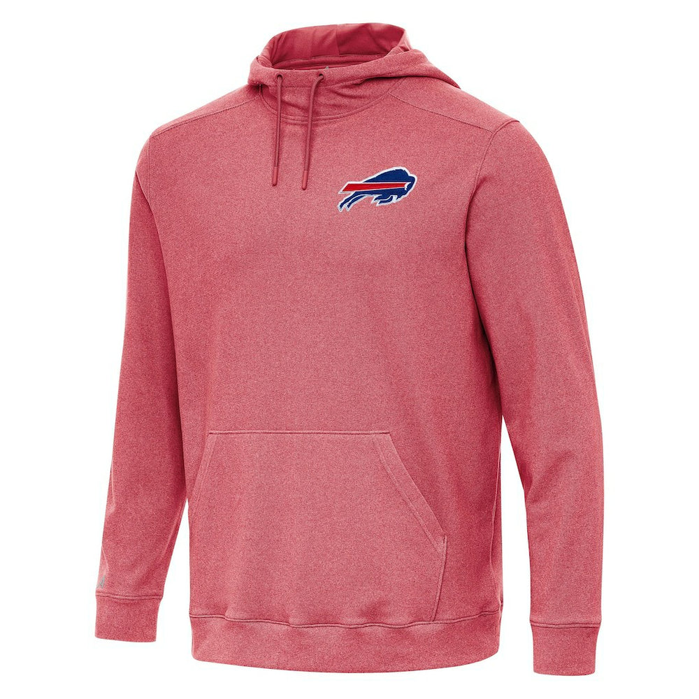 Buffalo Bills Antigua Cloud Pullover Hoodie - Heather Red - NFL