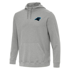 Carolina Panthers Antigua Cloud Pullover Hoodie - Heather Gray - NFL