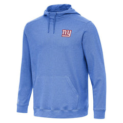 New York Giants Antigua Cloud Pullover Hoodie - Heather Royal - NFL