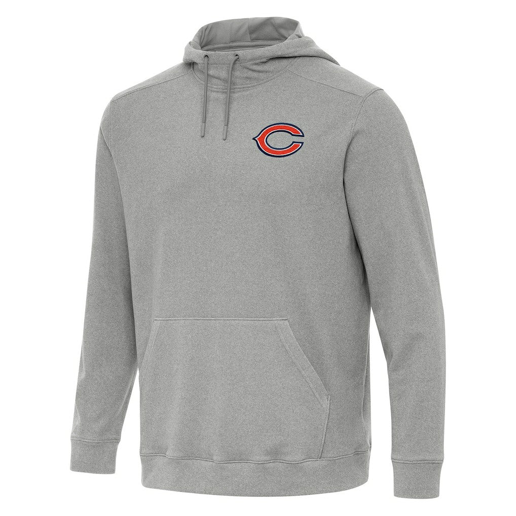 Chicago Bears Antigua Cloud Pullover Hoodie - Heather Gray - NFL