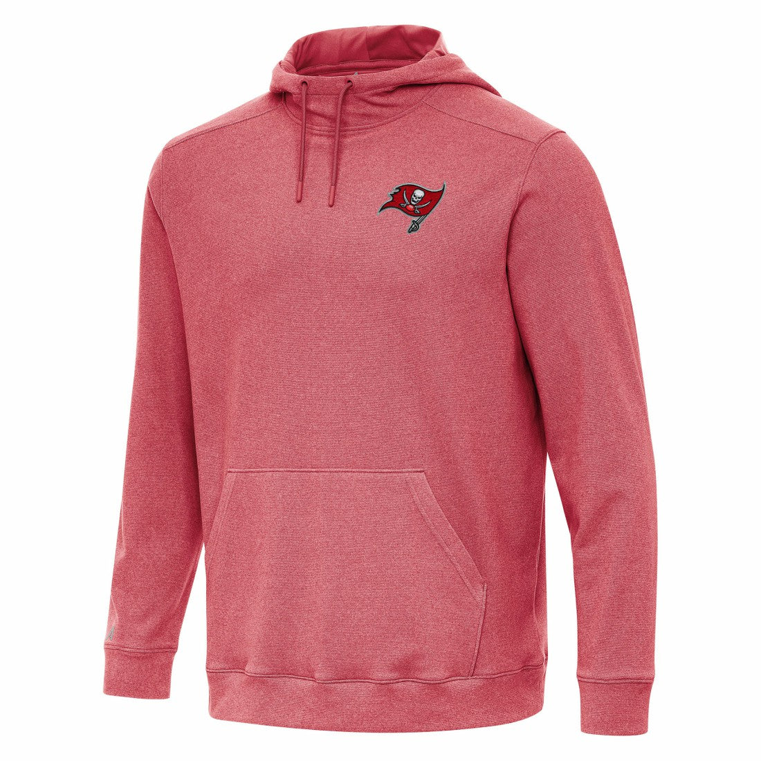 Tampa Bay Buccaneers Antigua Cloud Pullover Hoodie - Heather Red - NFL