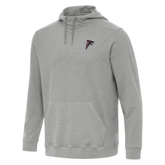 Atlanta Falcons Antigua Cloud Pullover Hoodie - Heather Gray - NFL