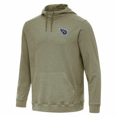 Tennessee Titans Antigua Cloud Pullover Hoodie - Olive - NFL