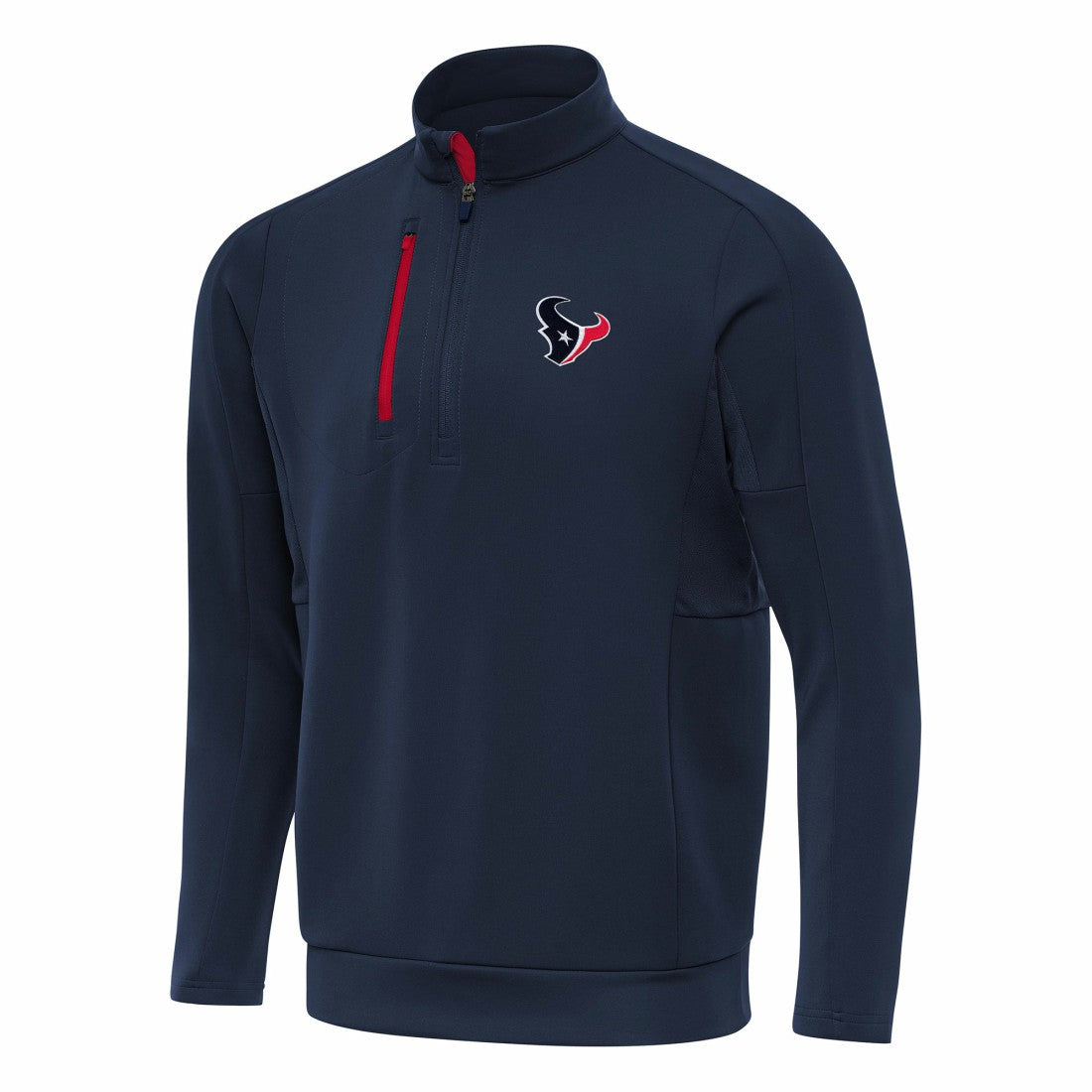 Houston Texans Antigua Generation Quarter-Zip Pullover Top - Navy - NFL