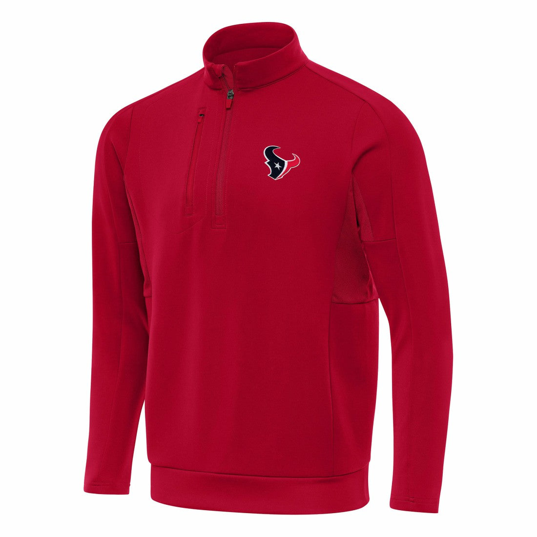 Houston Texans Antigua Generation Quarter-Zip Pullover Top - Red - NFL