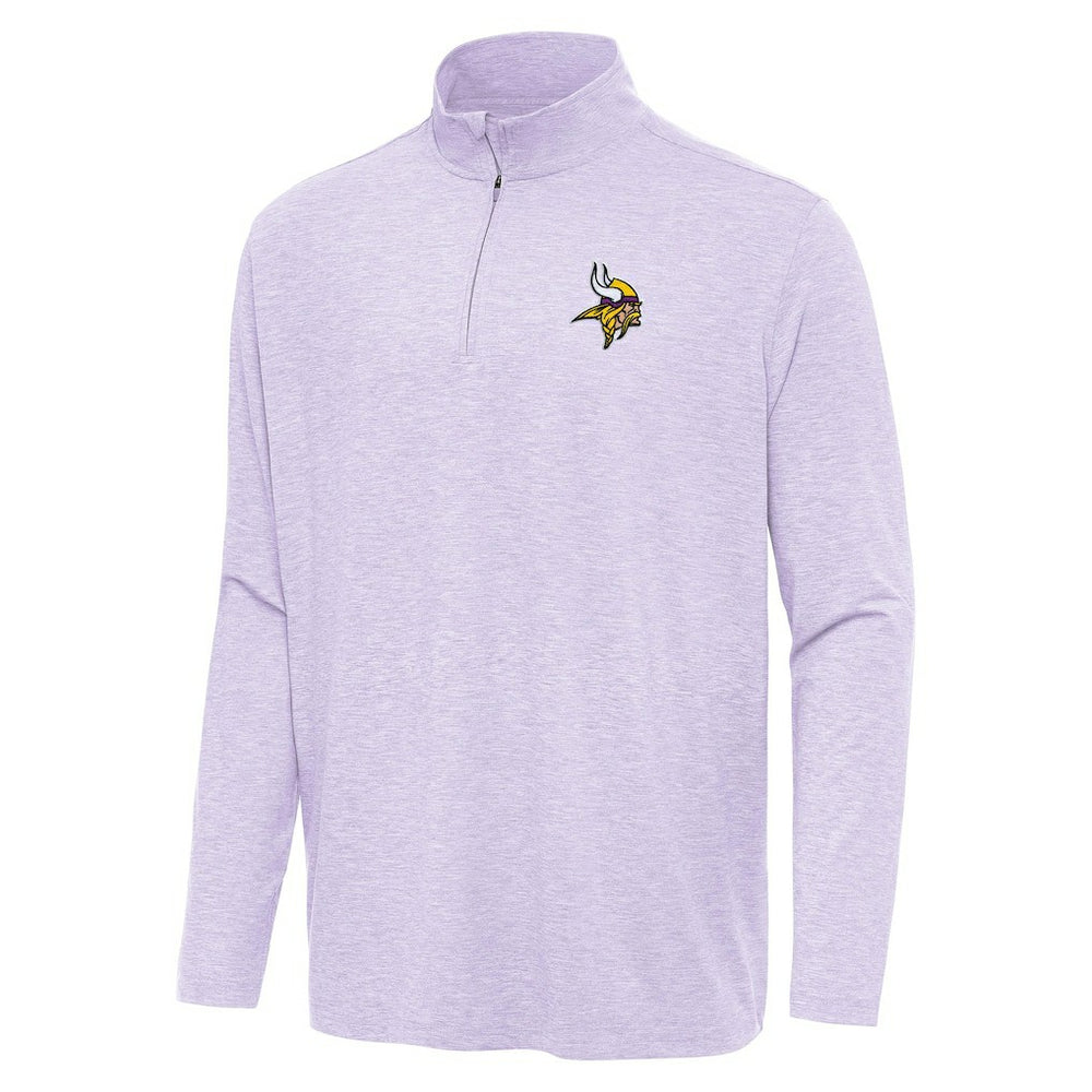 Minnesota Vikings Antigua Hunk Quarter-Zip Jacket - Lavender - NFL