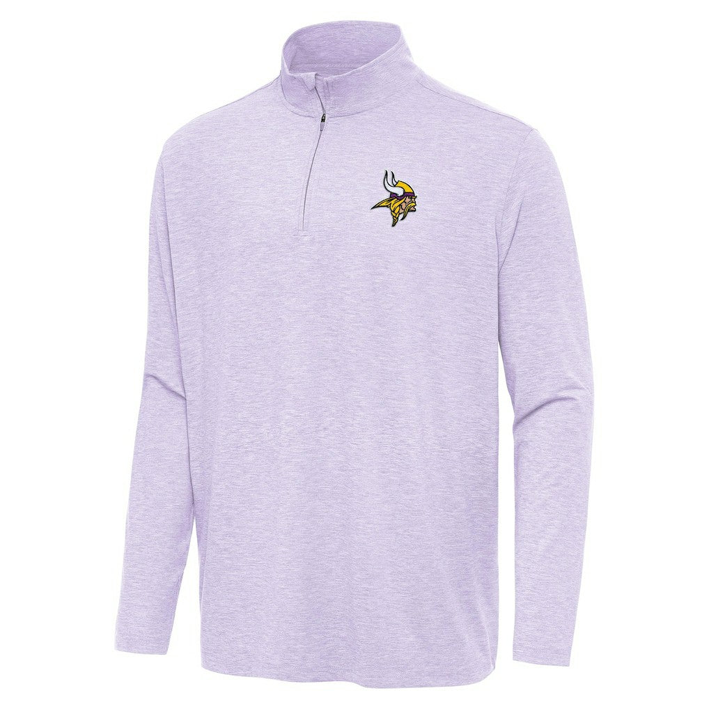 Minnesota Vikings Antigua Hunk Quarter-Zip Jacket - Lavender - NFL