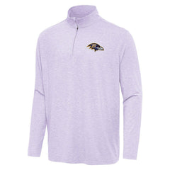 Baltimore Ravens Antigua Hunk Quarter-Zip Jacket - Lavender - NFL