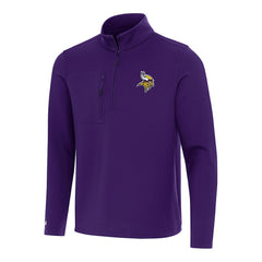 Minnesota Vikings Antigua Insider Quarter-Zip Pullover Top - Purple - NFL