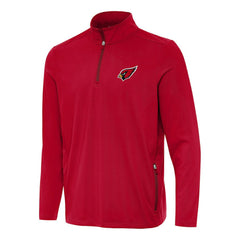 Arizona Cardinals Antigua Perilous Quarter-Zip Pullover Top - Cardinal - NFL