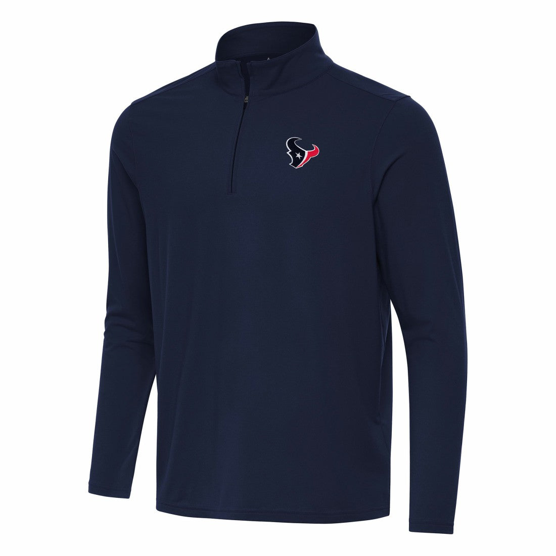 Houston Texans Antigua Intent Quarter-Zip Pullover Top - Navy - NFL