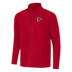 Atlanta Falcons Antigua Intent Quarter-Zip Pullover Top - Red - NFL