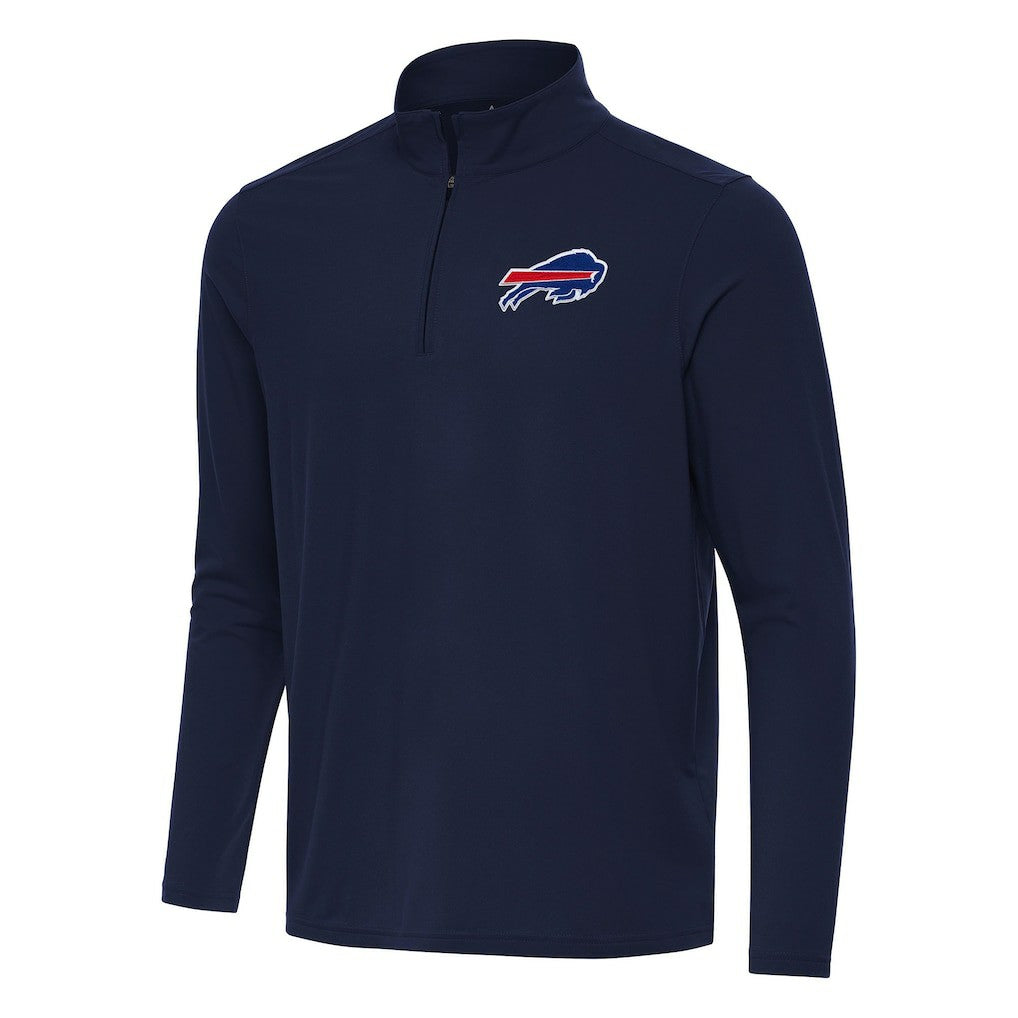 Buffalo Bills Antigua Intent Quarter-Zip Pullover Top - Navy - NFL