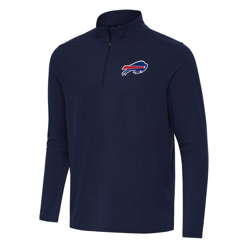 Buffalo Bills Antigua Intent Quarter-Zip Pullover Top - Navy - NFL