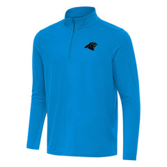Carolina Panthers Antigua Intent Quarter-Zip Pullover Top - Blue - NFL