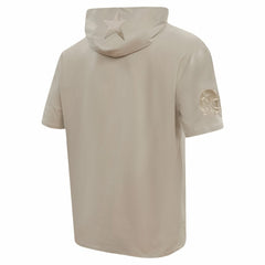 Dallas Cowboys Pro Standard Neutrals Capsule Short Sleeve Pullover Hoodie - Tan - NFL