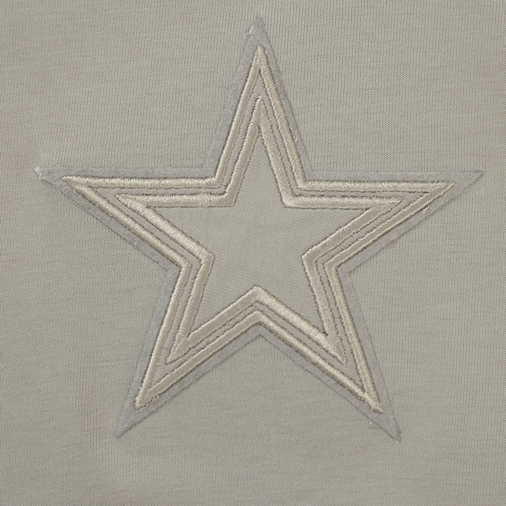 Dallas Cowboys Pro Standard Neutrals Capsule Short Sleeve Pullover Hoodie - Tan - NFL
