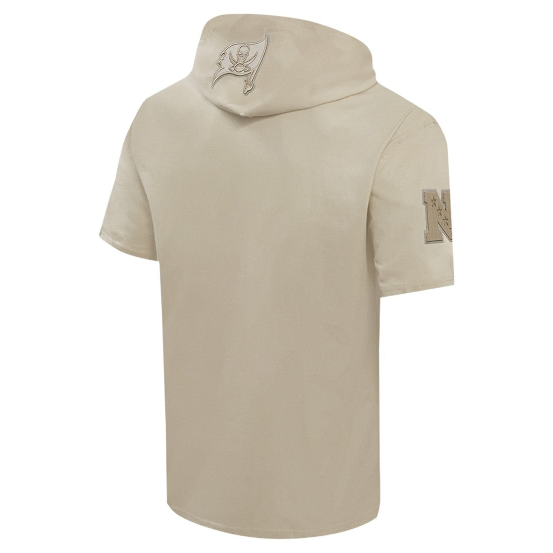 Tampa Bay Buccaneers Pro Standard Neutrals Capsule Short Sleeve Pullover Hoodie - Tan - NFL