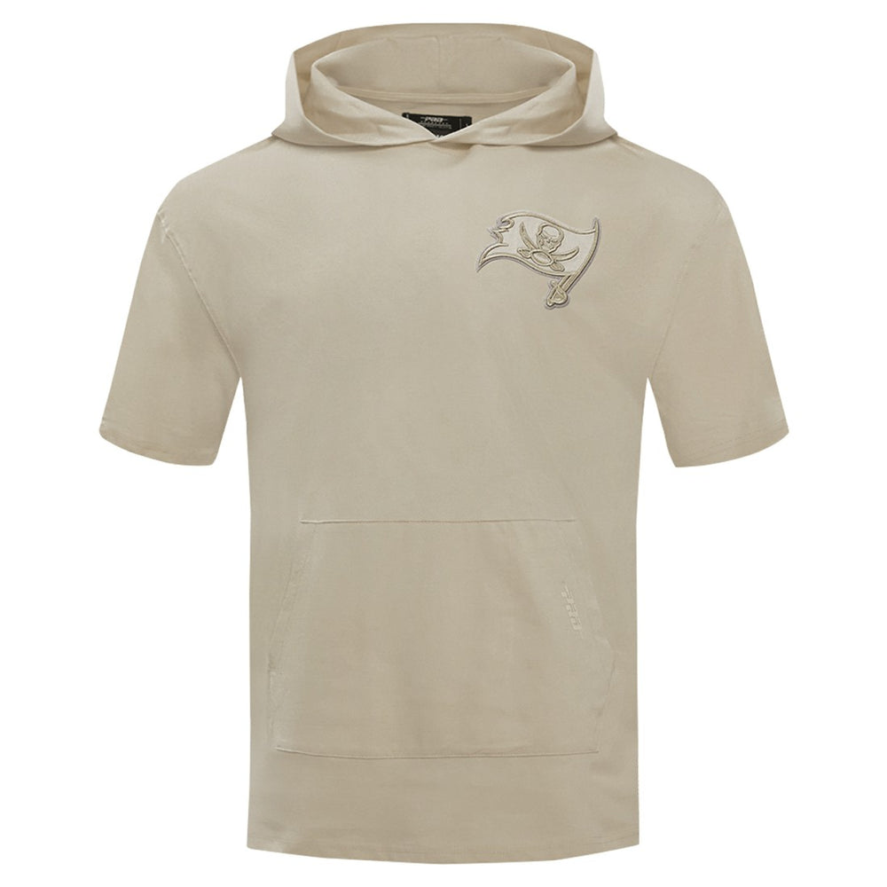 Tampa Bay Buccaneers Pro Standard Neutrals Capsule Short Sleeve Pullover Hoodie - Tan - NFL