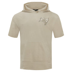Tampa Bay Buccaneers Pro Standard Neutrals Capsule Short Sleeve Pullover Hoodie - Tan - NFL