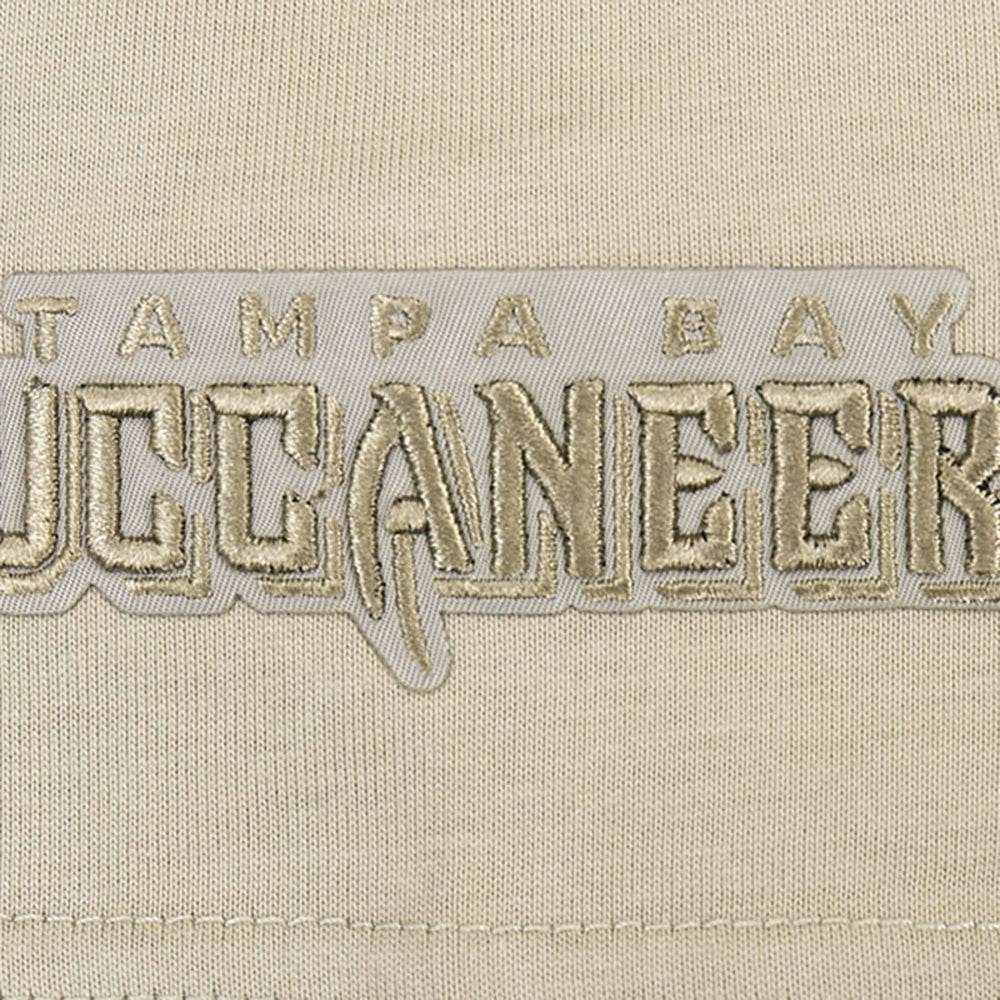 Tampa Bay Buccaneers Pro Standard Neutrals Capsule Short Sleeve Pullover Hoodie - Tan - NFL