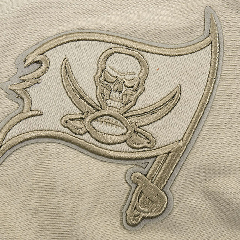 Tampa Bay Buccaneers Pro Standard Neutrals Capsule Short Sleeve Pullover Hoodie - Tan - NFL
