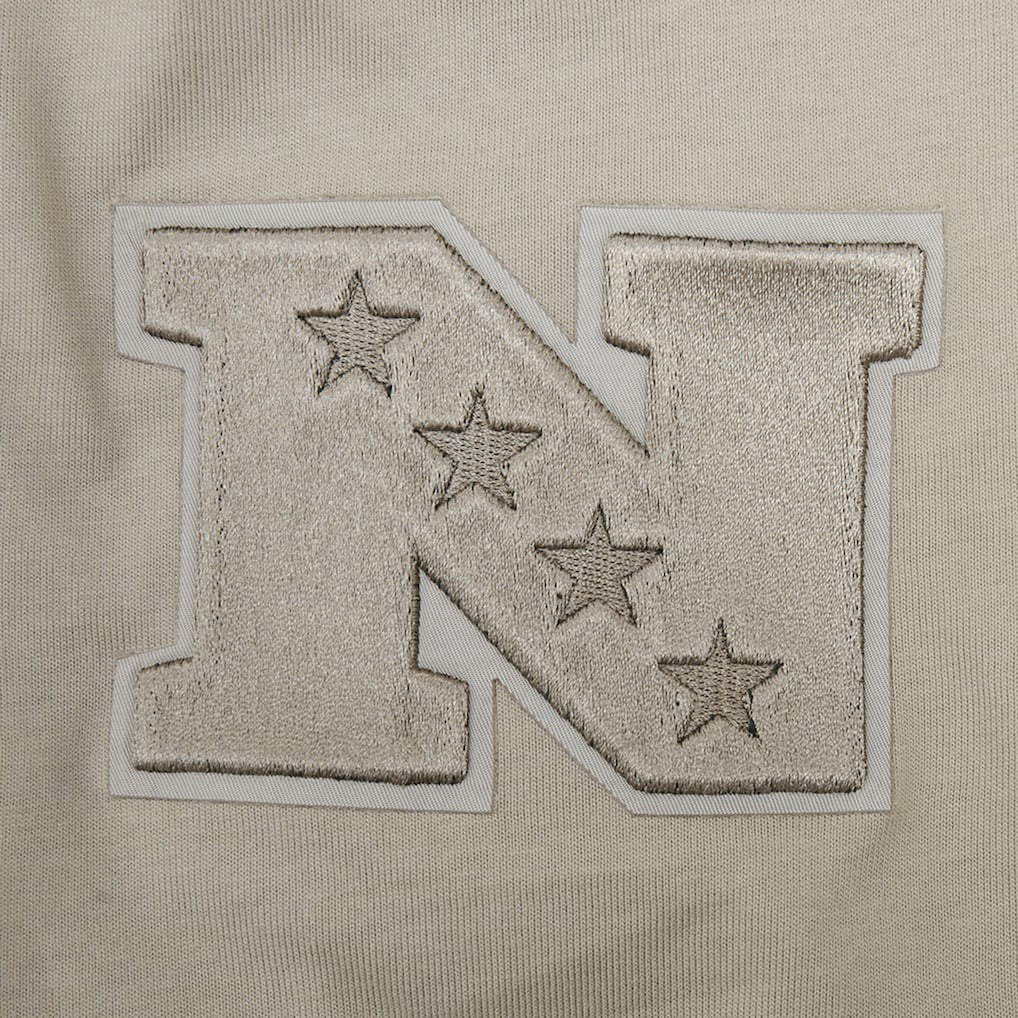 Chicago Bears Pro Standard Neutrals Capsule Short Sleeve Pullover Hoodie - Tan - NFL