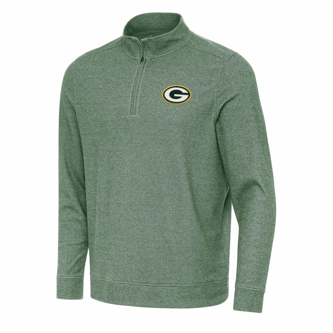 Green Bay Packers Antigua Subtle Quarter-Zip Top - Hunter Green - NFL