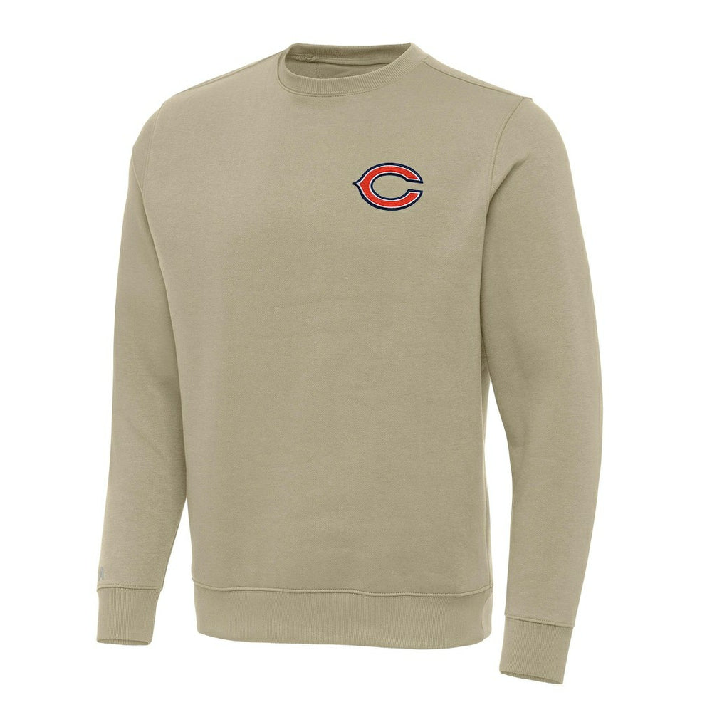 Chicago Bears Antigua Victory Pullover Sweatshirt - Khaki - NFL