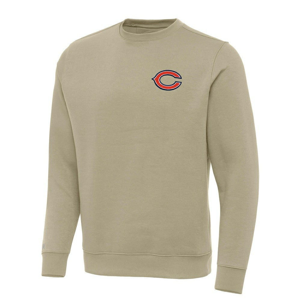 Chicago Bears Antigua Victory Pullover Sweatshirt - Khaki - NFL