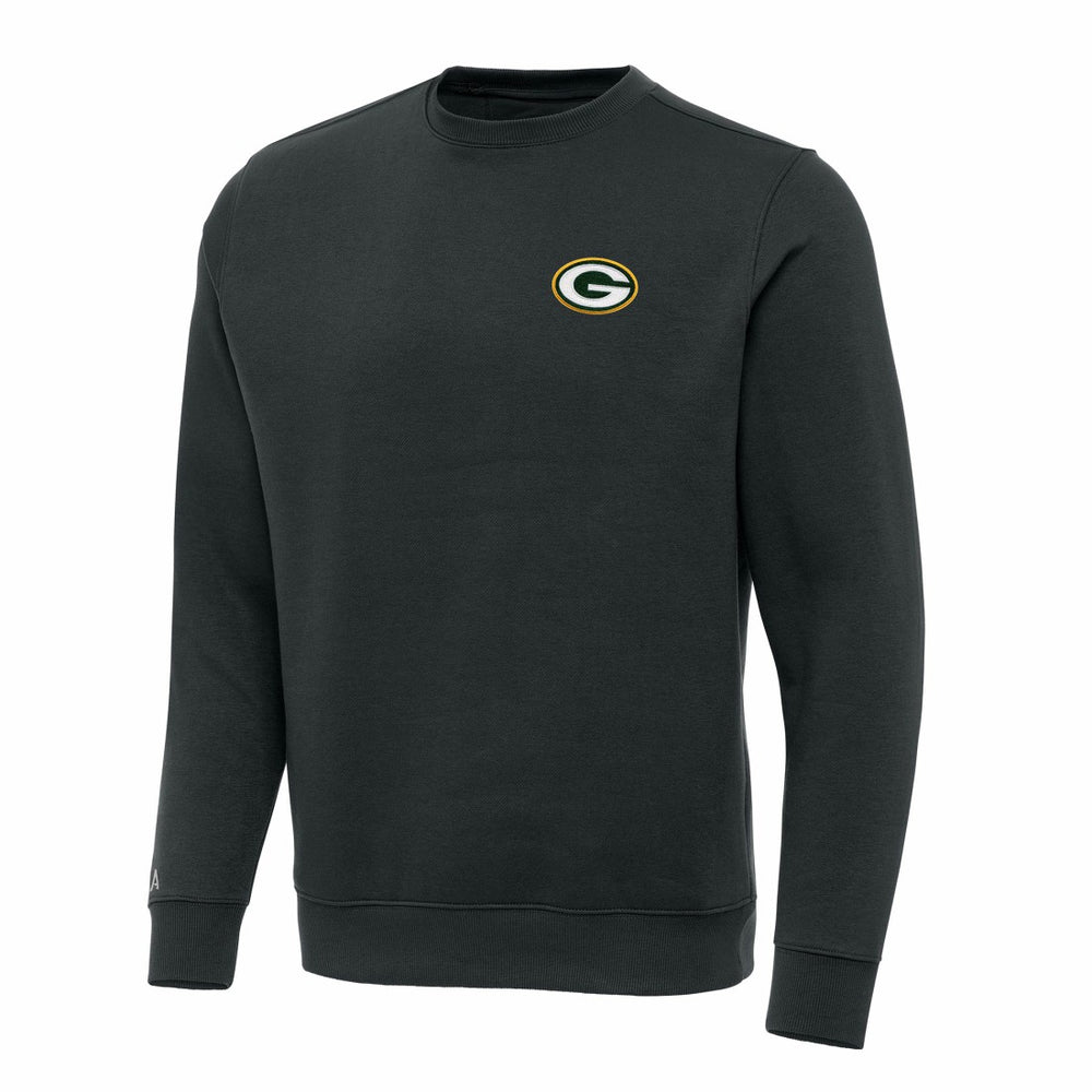 Green Bay Packers Antigua Victory Pullover Sweatshirt - Charcoal - NFL