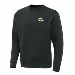 Green Bay Packers Antigua Victory Pullover Sweatshirt - Charcoal - NFL
