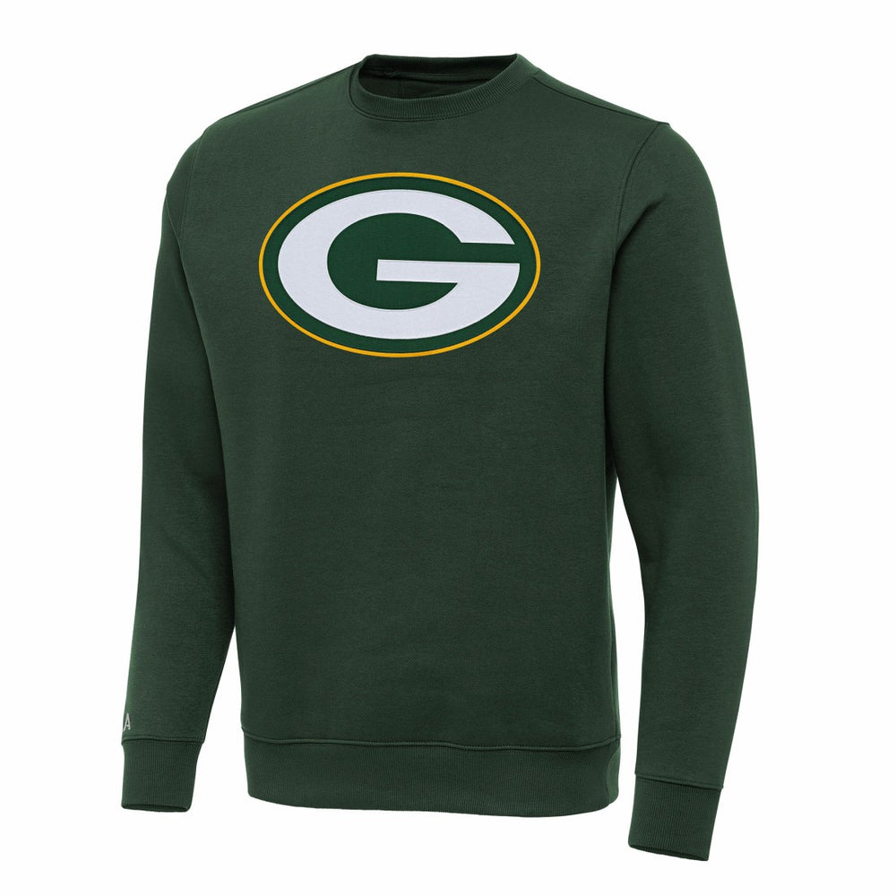 Green Bay Packers Antigua Victory Pullover Sweatshirt - Hunter Green - NFL