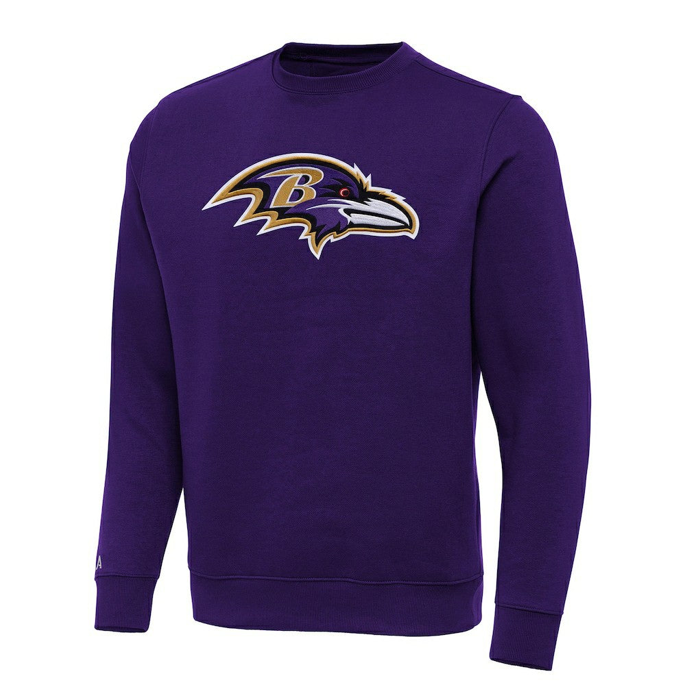 Baltimore Ravens Antigua Victory Pullover Sweatshirt - Purple - NFL