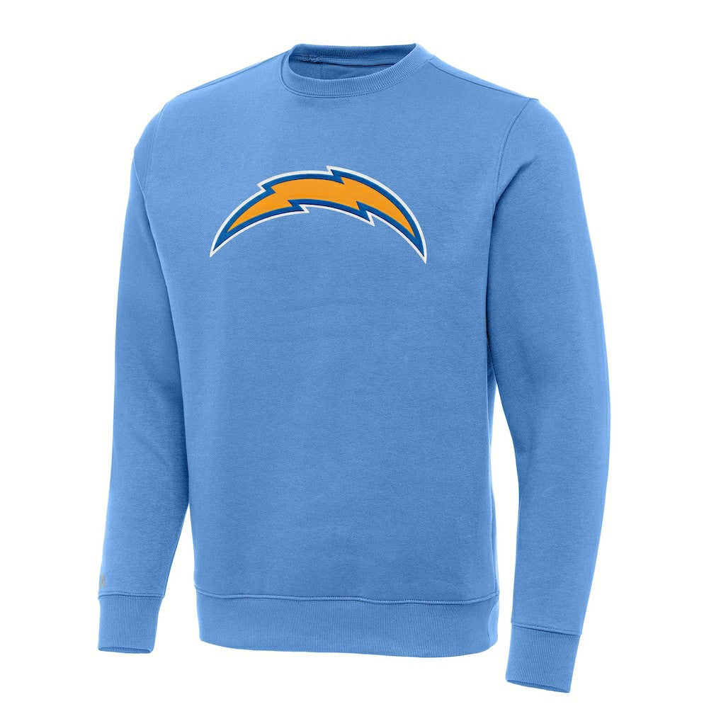 Los Angeles Chargers Antigua Victory Pullover Sweatshirt - Powder Blue - NFL