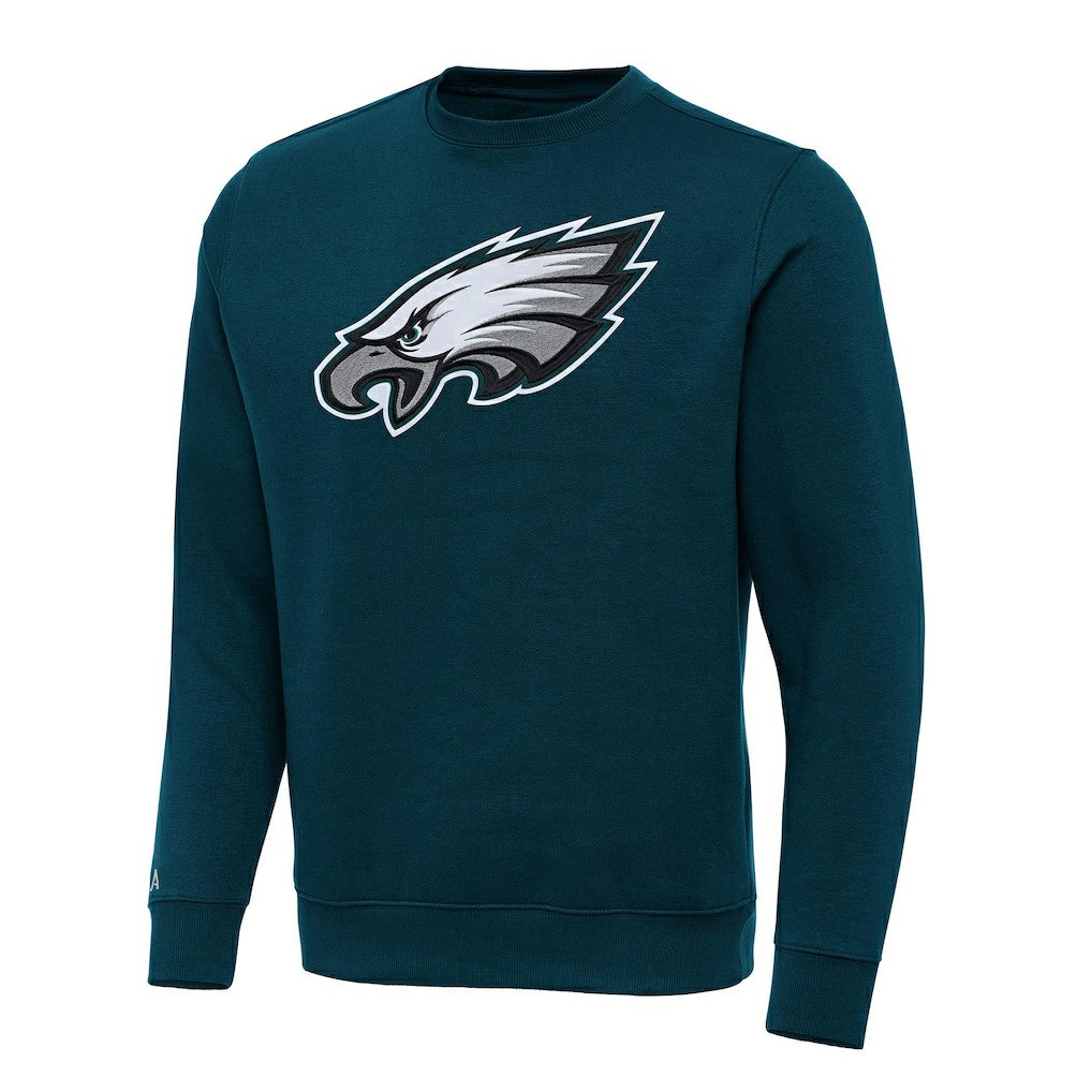 Philadelphia Eagles Antigua Victory Pullover Sweatshirt - Teal - NFL