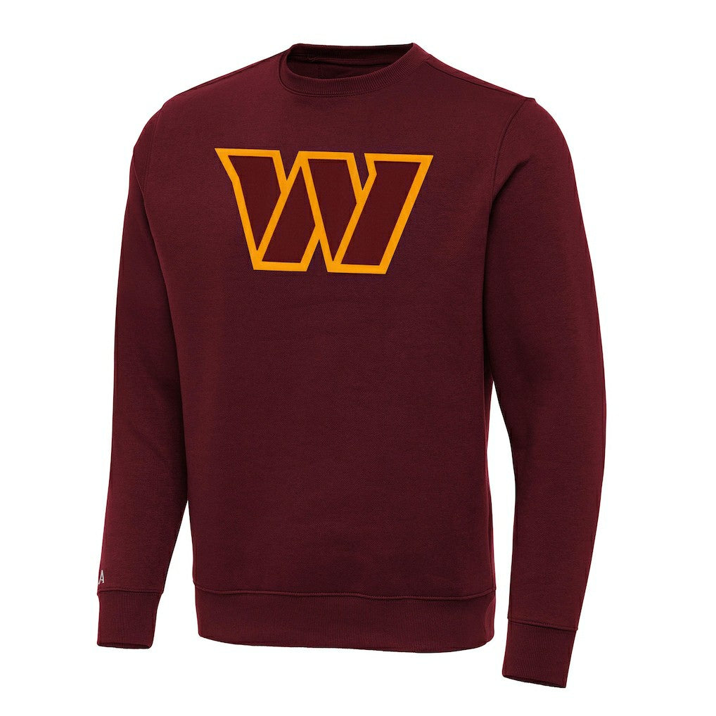 Washington Commanders Antigua Victory Pullover Sweatshirt - Khaki - NFL