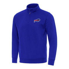 Buffalo Bills Antigua Victory Quarter-Zip Pullover Top - Royal - NFL