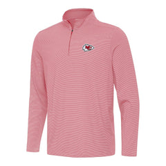 Kansas City Chiefs Antigua Twine Quarter-Zip Jacket - Red/White - NFL